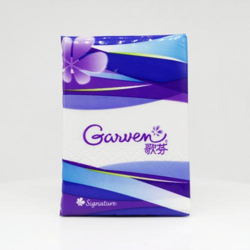 歌芬|Garven系列歌芬手帕纸巾第1款反面图-纸巾博物馆