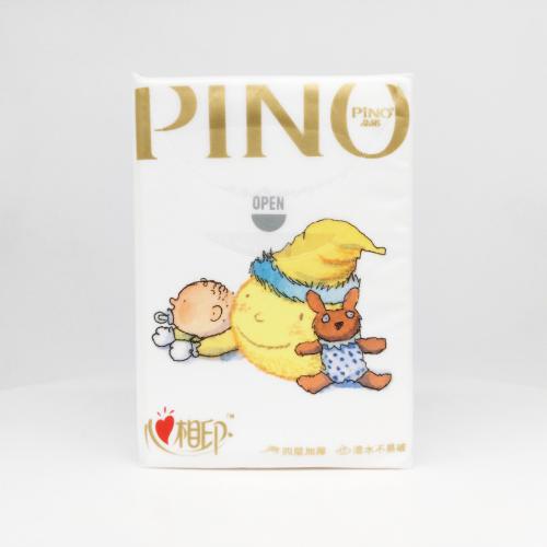 品诺|PINO联名款系列月亮忘记了手帕纸巾第2款正面图-纸巾博物馆