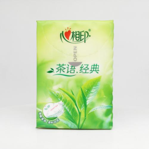 心相印|Hearttex茶语系列茶语兔小印手帕纸巾第2款正面图-纸巾博物馆