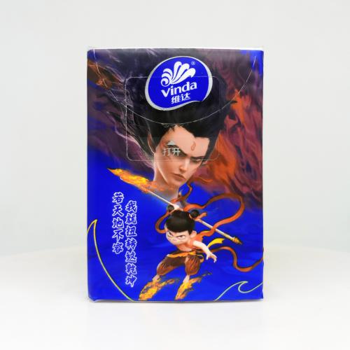 维达|Vinda限量超韧·2系列哪吒之魔童闹海手帕纸巾第3款正面图-纸巾博物馆