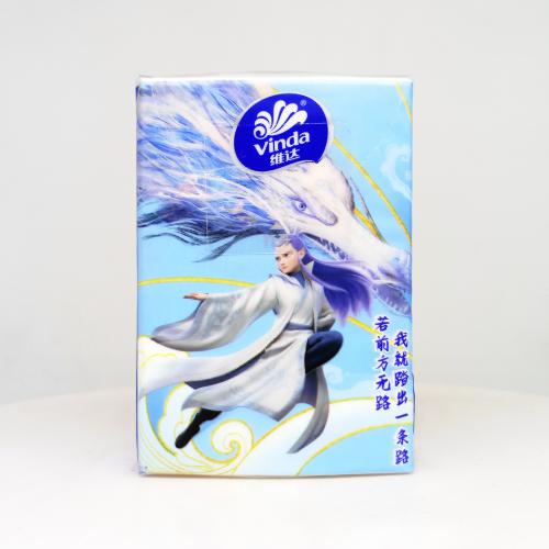 维达|Vinda限量超韧·2系列哪吒之魔童闹海手帕纸巾第2款正面图-纸巾博物馆