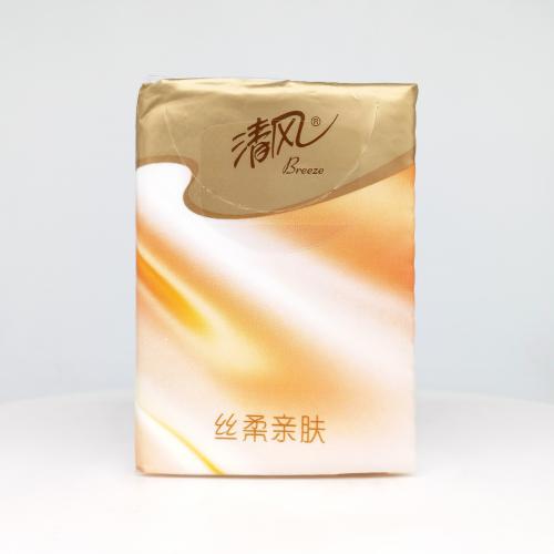 清风|Breeze丝柔系列丝柔亲肤手帕纸巾第2款正面图-纸巾博物馆