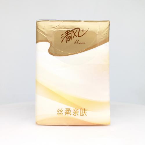 清风|Breeze丝柔系列丝柔亲肤手帕纸巾第3款正面图-纸巾博物馆