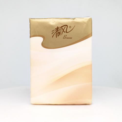 清风|Breeze丝柔系列丝柔亲肤手帕纸巾第3款反面图-纸巾博物馆