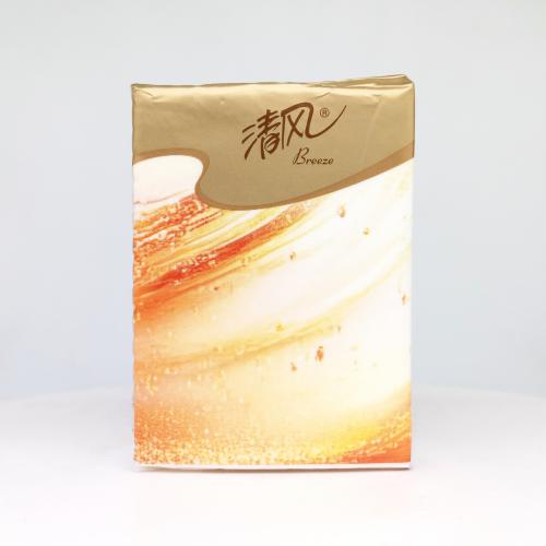 清风|Breeze丝柔系列丝柔亲肤手帕纸巾第4款反面图-纸巾博物馆