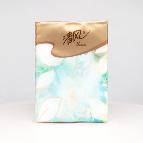 清风|Breeze丝柔系列江南白茶有香手帕纸巾第6款反面图-纸巾博物馆