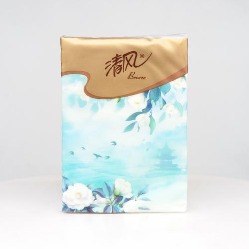 清风|Breeze丝柔系列江南白茶有香手帕纸巾第5款反面图-纸巾博物馆