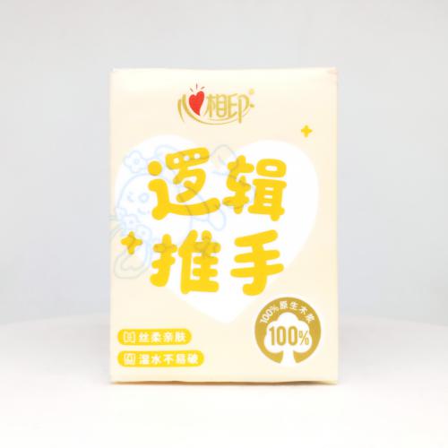 心相印|Hearttex交个心朋友系列MBTI手帕纸巾第7款反面图-纸巾博物馆