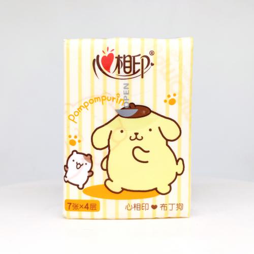 心相印|Hearttex三丽鸥家族系列布丁狗手帕纸巾第4款正面图-纸巾博物馆