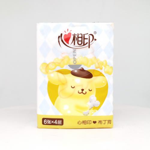 心相印|Hearttex三丽鸥家族系列布丁狗气球派对手帕纸巾第2款正面图-纸巾博物馆