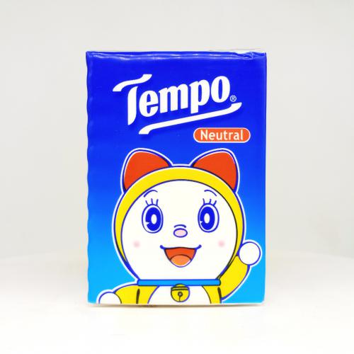 得宝|Tempo哆啦A梦系列哆啦A梦手帕纸巾第2款反面图-纸巾博物馆
