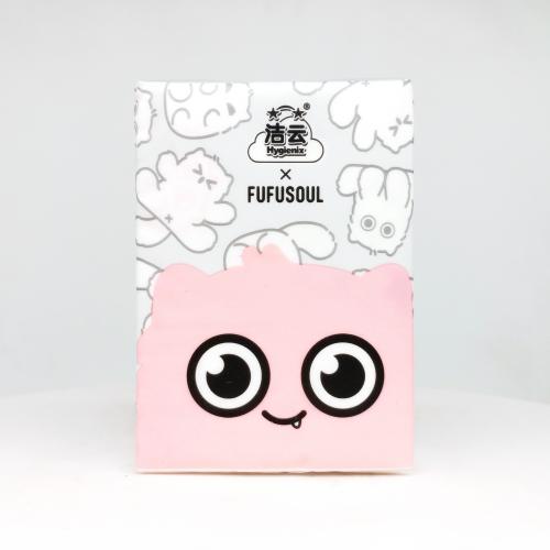洁云|Hygienix系列fufusoul手帕纸巾第3款反面图-纸巾博物馆
