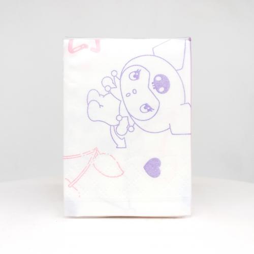 名创优品|MINISO印花系列派对闪闪手帕纸巾第2款反面图-纸巾博物馆