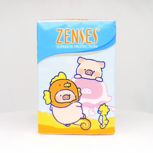 倩丝|ZENSES罐头猪系列原味手帕纸巾第3款反面图-纸巾博物馆