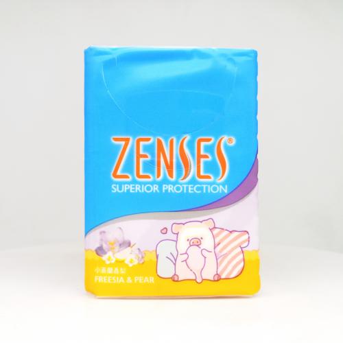 倩丝|ZENSES罐头猪系列小苍兰香梨手帕纸巾第3款正面图-纸巾博物馆
