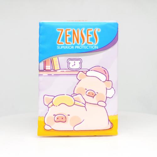 倩丝|ZENSES罐头猪系列小苍兰香梨手帕纸巾第3款反面图-纸巾博物馆