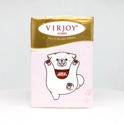 唯洁雅|VIRJOY系列柴犬手帕纸巾第2款正面图-纸巾博物馆