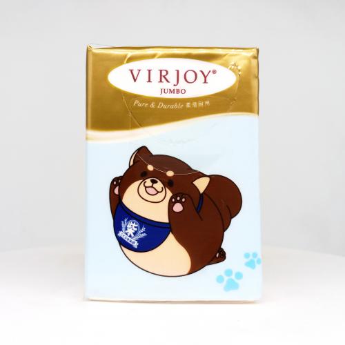 唯洁雅|VIRJOY系列柴犬手帕纸巾第3款正面图-纸巾博物馆