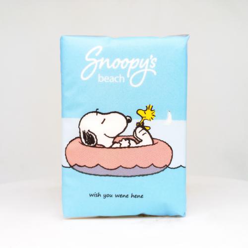 sunde|sunde史努比系列史努比沙滩手帕纸巾第3款反面图-纸巾博物馆