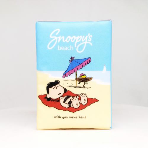 sunde|sunde史努比系列史努比沙滩手帕纸巾第4款反面图-纸巾博物馆