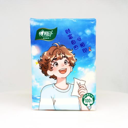 咕噜|KOOLUM女孩男孩系列男孩手帕纸巾第2款反面图-纸巾博物馆