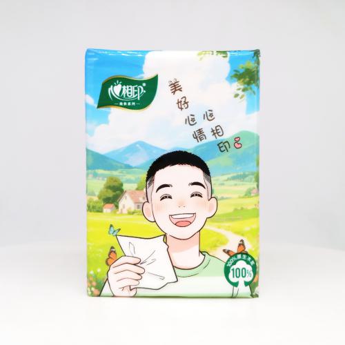 咕噜|KOOLUM女孩男孩系列男孩手帕纸巾第3款反面图-纸巾博物馆