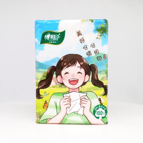 咕噜|KOOLUM女孩男孩系列女孩手帕纸巾第3款反面图-纸巾博物馆