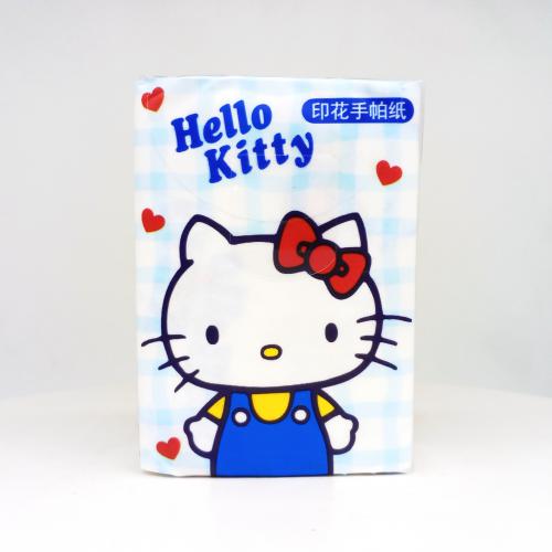 卡米屋|KA MI WUKITTY猫系列KITTY猫手帕纸巾第2款正面图-纸巾博物馆