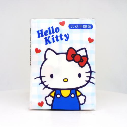 卡米屋|KA MI WUKITTY猫系列KITTY猫手帕纸巾第2款反面图-纸巾博物馆