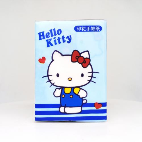 卡米屋|KA MI WUKITTY猫系列KITTY猫手帕纸巾第3款反面图-纸巾博物馆
