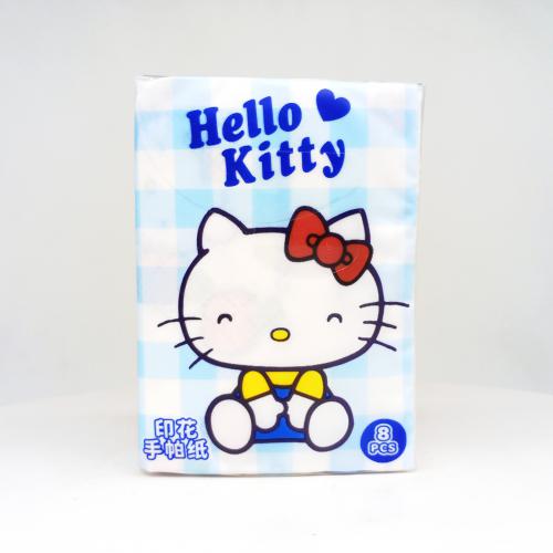 卡米屋|KA MI WUKITTY猫系列KITTY猫手帕纸巾第2款正面图-纸巾博物馆