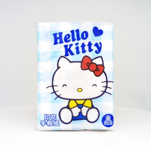 卡米屋|KA MI WUKITTY猫系列KITTY猫手帕纸巾第2款反面图-纸巾博物馆