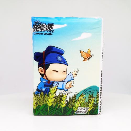 咕噜|KOOLUM系列秦亲宝贝手帕纸巾第3款反面图-纸巾博物馆