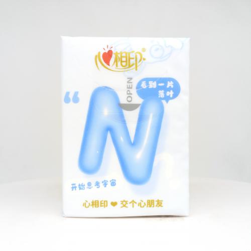 心相印|Hearttex交个心朋友系列MBTI手帕纸巾第2款正面图-纸巾博物馆