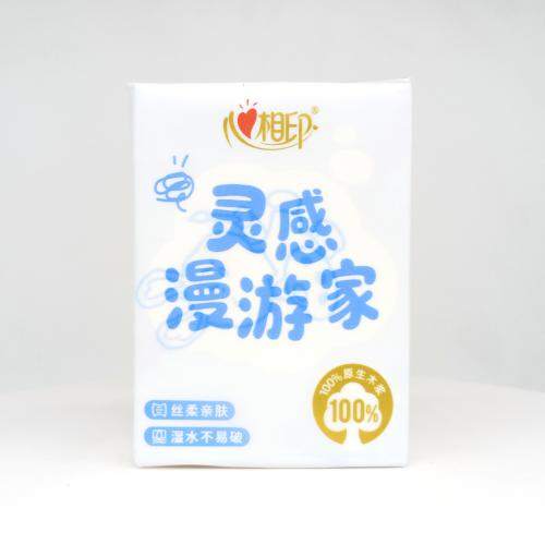 心相印|Hearttex交个心朋友系列MBTI手帕纸巾第2款反面图-纸巾博物馆