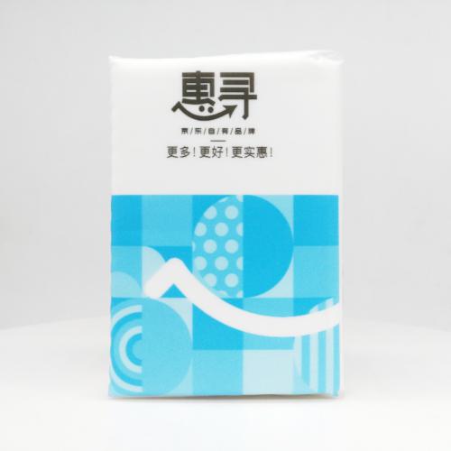 惠寻|HUIXUN系列惠寻手帕纸巾第1款反面图-纸巾博物馆