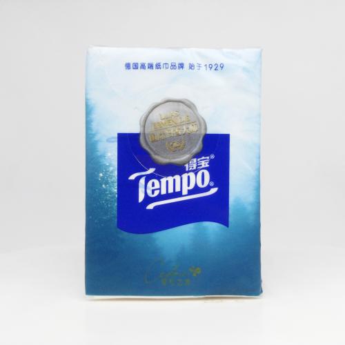 得宝|Tempo香氛款·2系列雪松之境手帕纸巾第2款正面图-纸巾博物馆