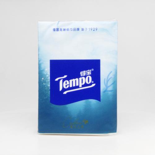 得宝|Tempo香氛款·2系列雪松之境手帕纸巾第2款反面图-纸巾博物馆