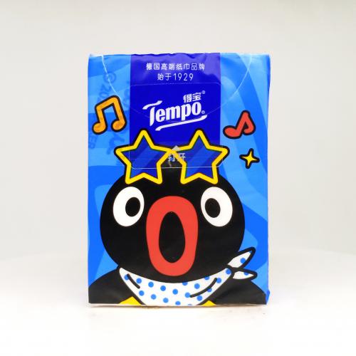 得宝|TempoPingu系列「鹅」作剧手帕纸巾第3款正面图-纸巾博物馆